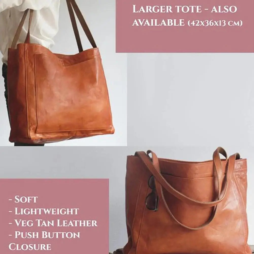 Retro Soft Large Capacity Tote